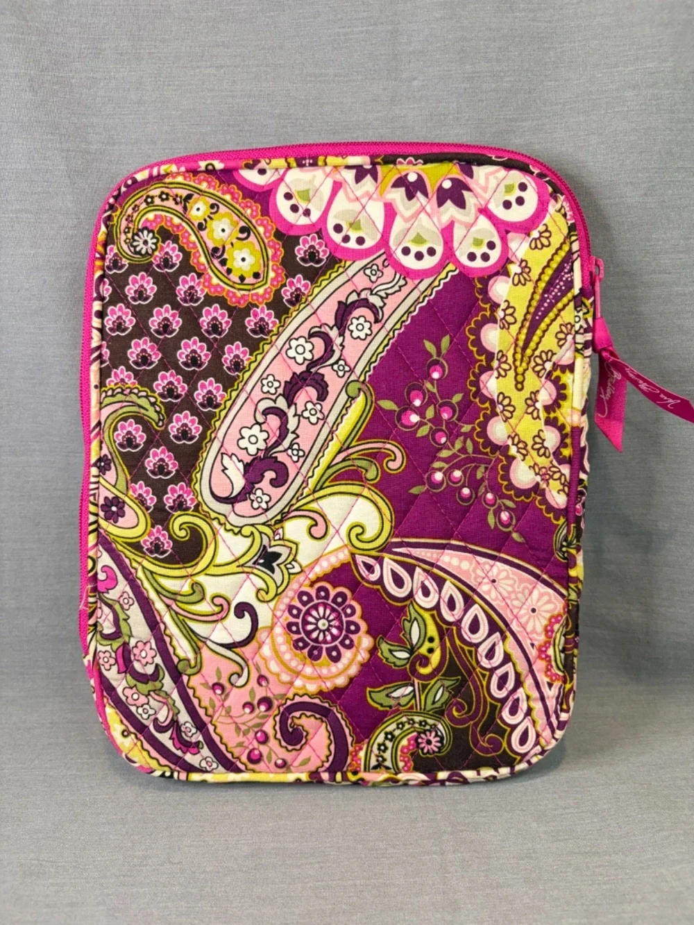 Vera Bradley Mini Tablet Ereader Case Very Berry Paisley Cover Sleeve Retired